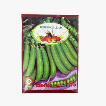 Borsó Szentesi borsócsalád vetőmag válogatás (1 kg)  csomagolása