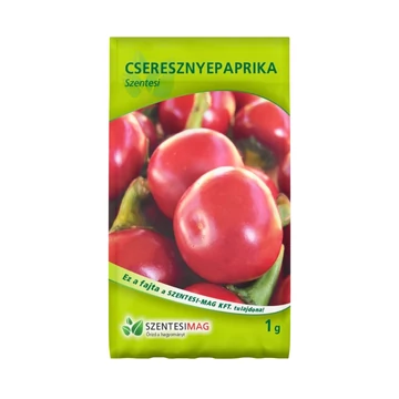 Cseresznyepaprika Szentesi Cserkó – csípős cseresznyepaprika vetőmag (1 g)