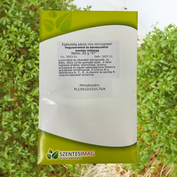 Egészség páros mix microgreen vetőmag tasak fotó