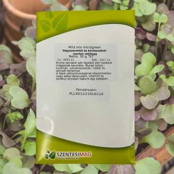 Mild mix microgreen – Mirozöld vetőmag tasak