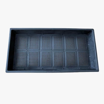 Szivatótálca fekete műanyag mikrozöld termesztéshez