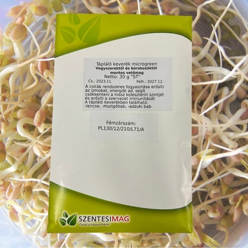 Tápláló keverék microgreen vetőmag tasak
