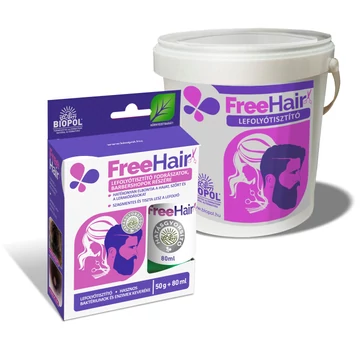 FreeHair enzimes lefolyótisztító csomag vödörrel fodrászszalonok számára