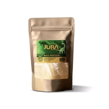Jura Rice Protein, adalékmentes vegán rizsfehérje por, 85% fehérjetartalommal, semleges ízű fehérjepótláshoz