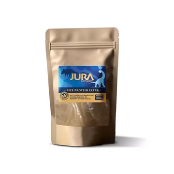 Jura Rice Protein Extra, vaníliás növényi fehérjepor ashwagandhával, kurkumával és vitaminokkal