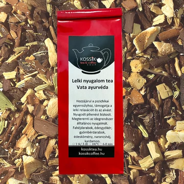 Lelki Nyugalom Vata Ayurveda gyógynövény tea – fűszeres, melegítő szálas tea belső egyensúlyért