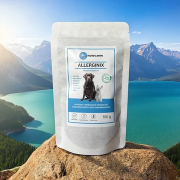 Nordcanin Allerginix természetes allergia elleni kiegészítő kutyáknak 100g
