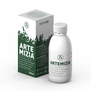 Artemizia folyékony étrend-kiegészítő, 150 ml, Artemisia gyógynövénnyel, vitaminokkal és antioxidáns hatással