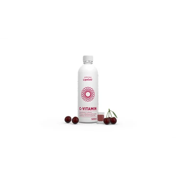 LipoCell liposzómás C-vitamin huminsavval, meggy ízű 500 ml
