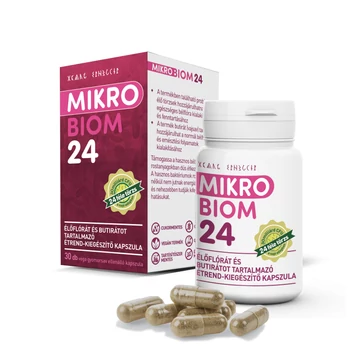MikroBiom 24 élőflórás étrend-kiegészítő kapszula (30 db)