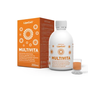 LipoCell Multivita liposzómás multivitamin ital narancs ízben