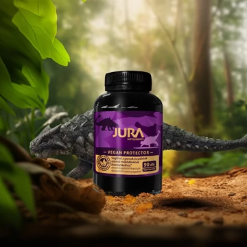 Jura Vegan Protector, növényi ízületvédő kapszula glükózaminnal, MSM-mel, kollagénnel, kurkumával és gyömbérrel