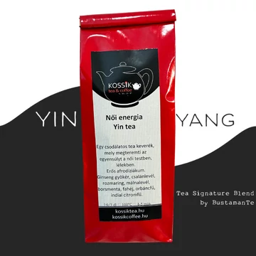 Női Energia-Yin gyógynövény tea – ginsenggel, málnalevéllel és fűszerekkel a női harmóniáért