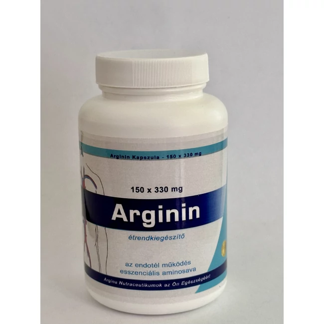 L-arginin kapszula, érfal és vérkeringés támogatására, természetes keringésfokozó aminosav