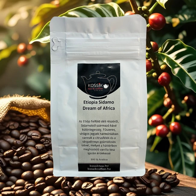 Etiópia Sidamo speciality kávé – világos pörkölésű, virágos és citrusos arabica