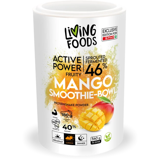 Living Foods Mango Smoothie-Bowl Shake – 540 g