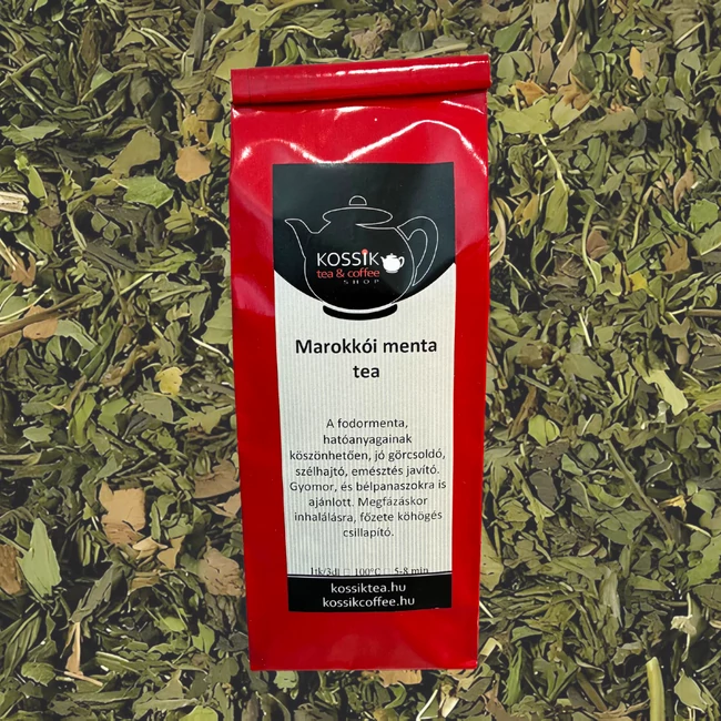 Marokkói Fodormenta gyógynövény tea – természetes gyomornyugtató, emésztést támogató főzet
