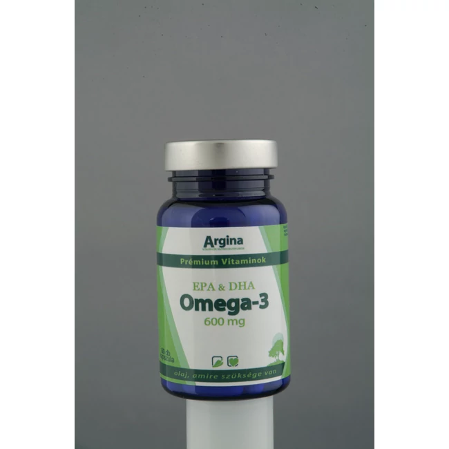 Omega-3 600 mg – Tisztított halolaj kapszula EPA-DHA-val (60 db)