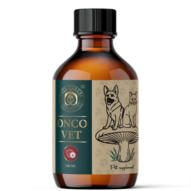 Onco Vet immunerősítő és regeneráló gombakivonat állatoknak – bio gyógygomba formula