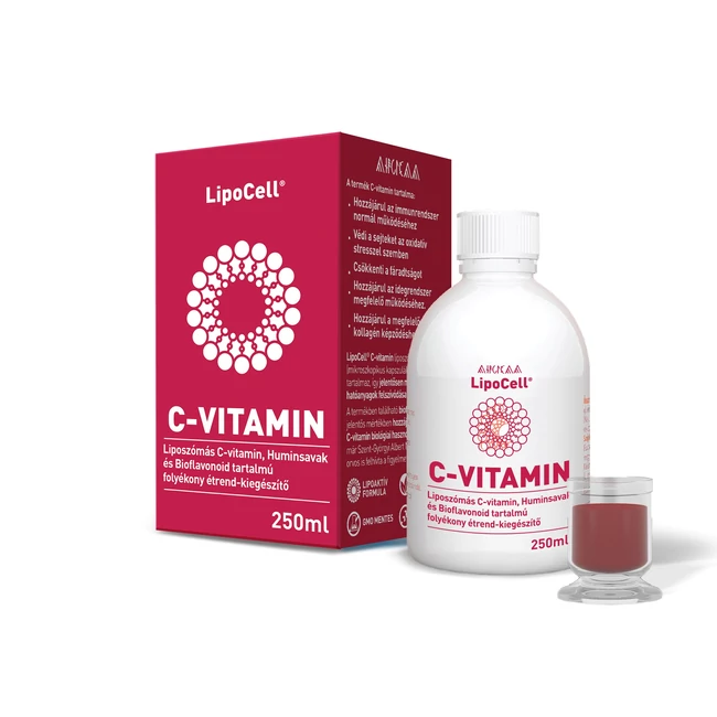 LipoCell liposzómás C-vitamin huminsavval meggy ízben