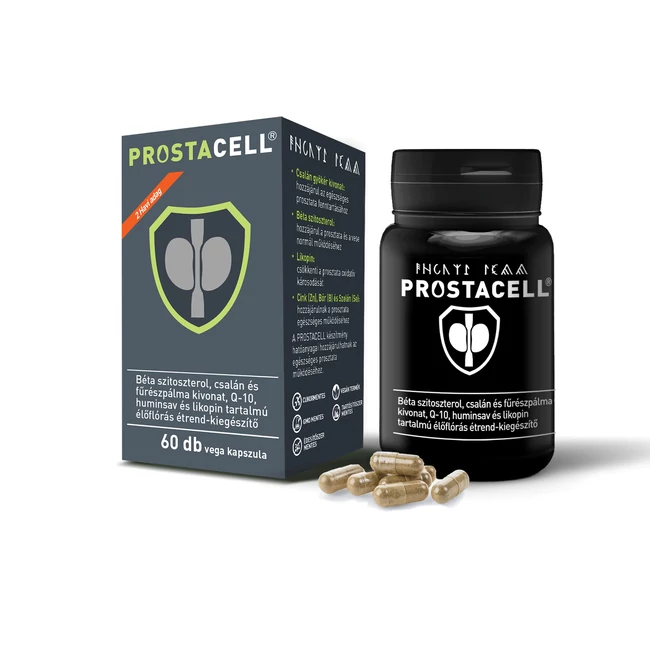 ProstaCell kapszula fűrészpálmával és cinkkel a férfiegészségért