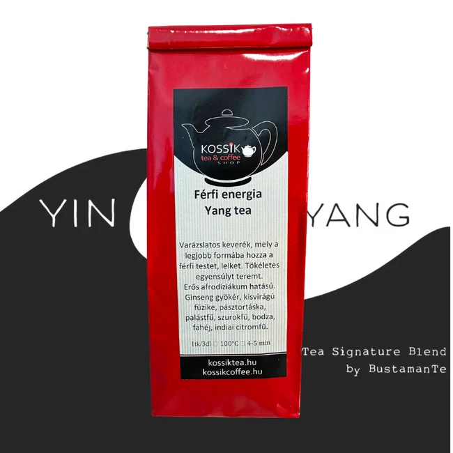Férfi Energia-Yang gyógynövény tea – ginsenggel és füzikével a vitalitás és erő támogatására