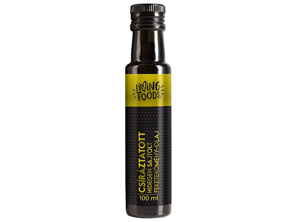 Csíráztatott hidegen sajtolt bio feketekömény olaj - 100 ml