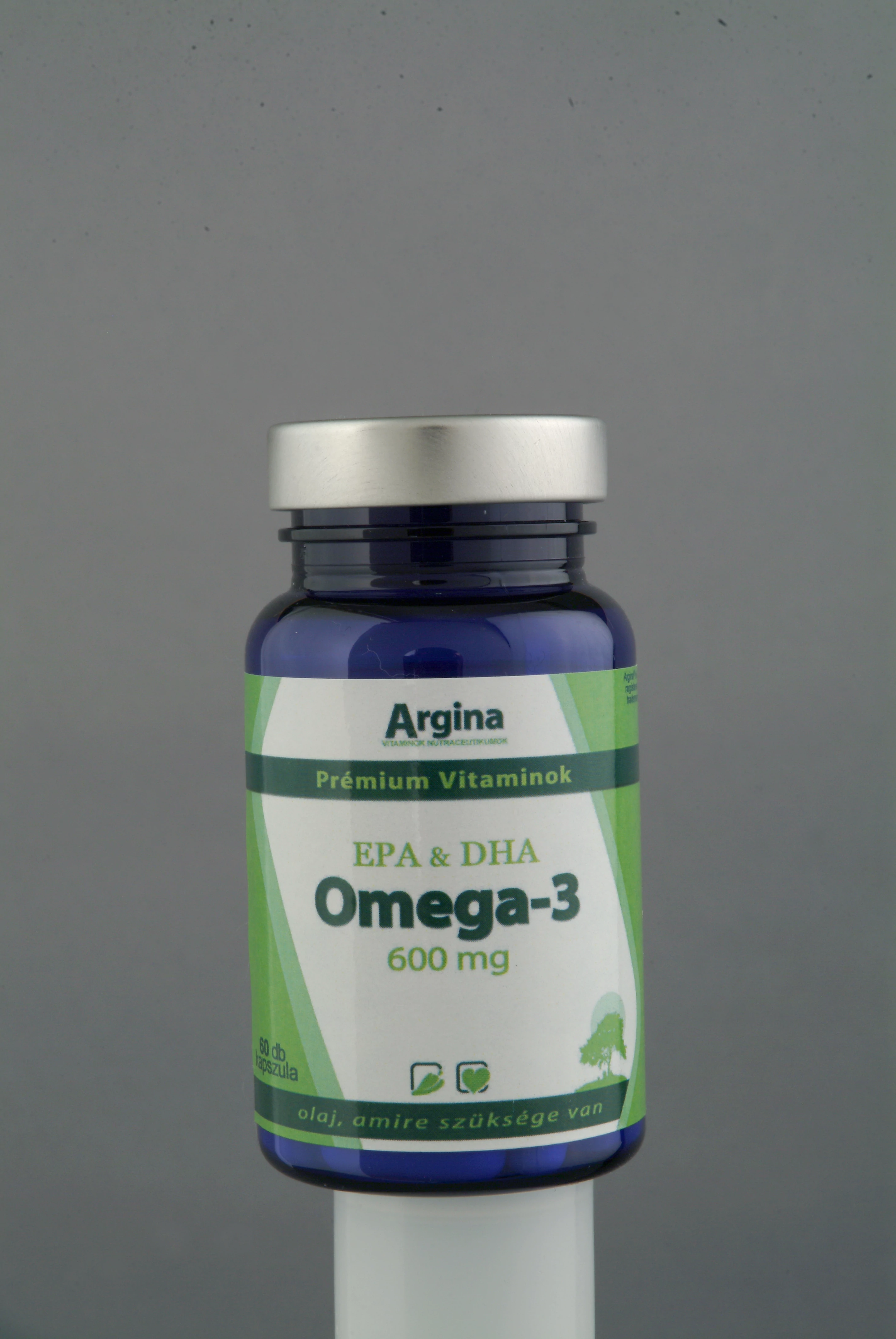 Omega-3 600 mg – Tisztított halolaj kapszula EPA-DHA-val (60 db)