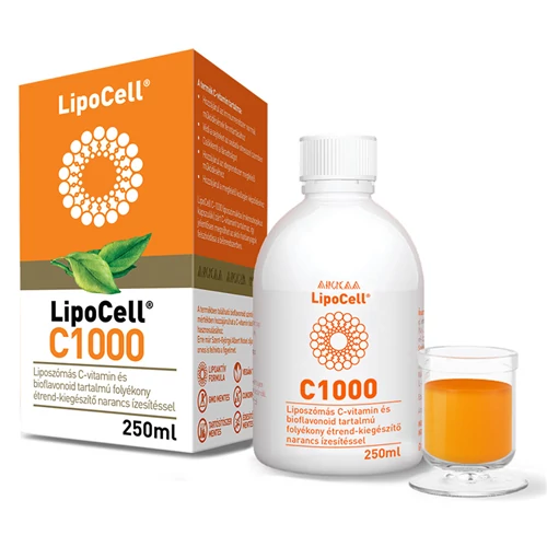 LipoCell C1000 liposzómás C-vitamin narancs ízben (250 ml)