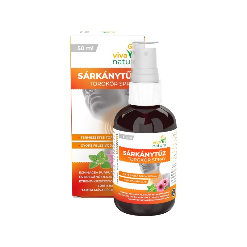 Sárkánytűz Torokőr spray – Természetes torokspray echinaceával (50 ml)